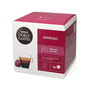 NESCAFE kavos kapsulės DOLCE GUSTO ESPRESSO, 16 kapsulių, 145.6g