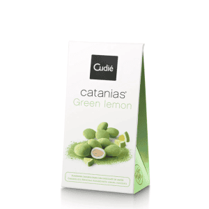 CUDIE Karamelizuoti Markonos migdolai citrininiame šokolade 80g