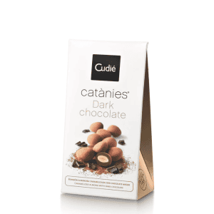 CUDIE Karamelizuoti Markonos migdolai juodajame šokolade 80g