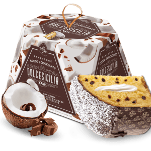 DOLCE SICILIA Panettone pyragas su kokoso kremu bei šokoladu 800g