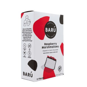 BARÚ Dark Chocolate & Raspberry Marshmallows 120g