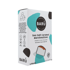 BARÚ Dark Chocolate & Sea Salt Caramel Marshmallows 120g