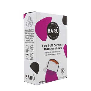 BARÚ Milk Chocolate & Sea Salt Caramel Marshmallows 120g