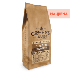 Kavos pupelės Coffee Cruise CREAMY UGANDA 1 kg