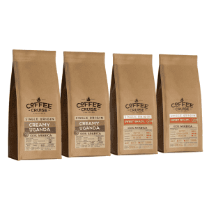 AKSOMINĖ KLASIKA | 2x250g SWEET BRAZIL + 2x250g CREAMY UGANDA | Maltos kavos rinkinys