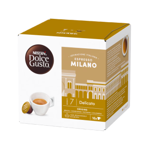 NESCAFE kavos kapsulės DOLCE GUSTO ESPRESSO MILANO, 16 kapsulių