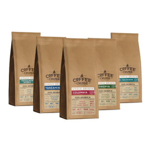 GURMANO | 5x250g Coffee Cruise maltos kavos rinkinys