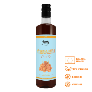 Fonte Karamelės skonio sirupas (be cukraus) 750ml