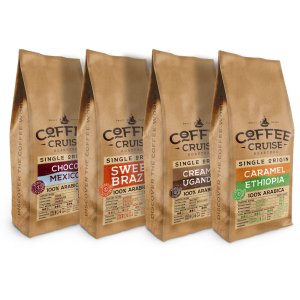 VASAROS POPULIARIAUSI | 4kg Coffee Cruise kavos pupelių rinkinys