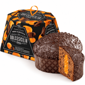 DOLCE SICILIA Panettone pyragas su abrikosais ir šokoladu 800g