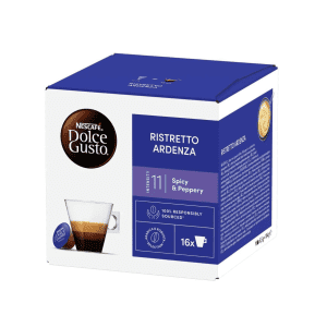 NESCAFE kavos kapsulės DOLCE GUSTO RISTRETTO ARDENZA, 16 kapsulių